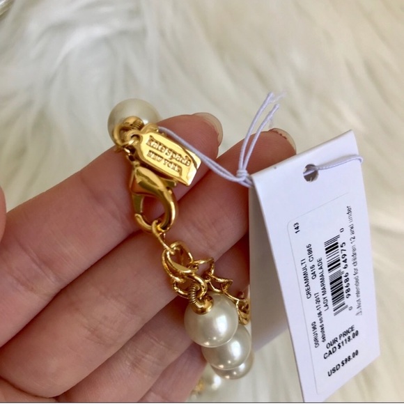 NEW Kate Spade pearl diamond necklace - Picture 6 of 7